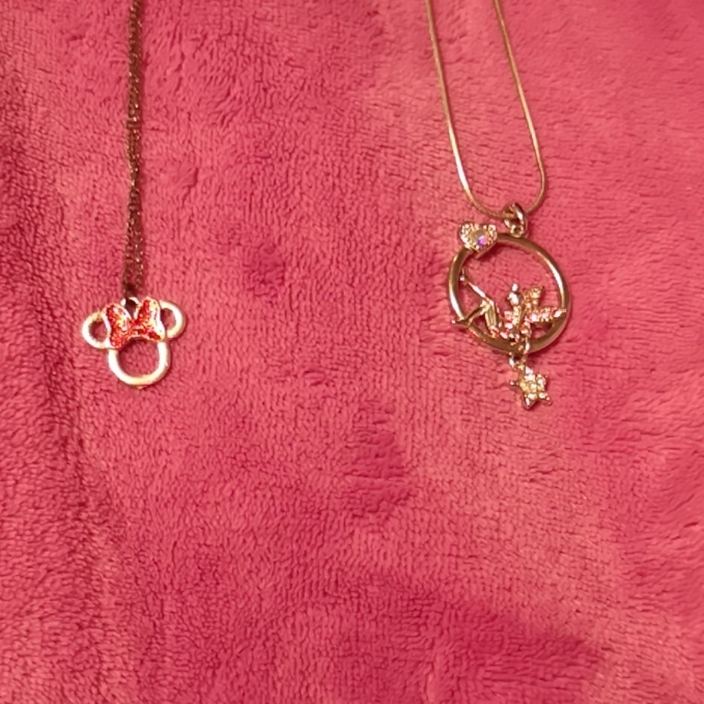Disney themed necklaces